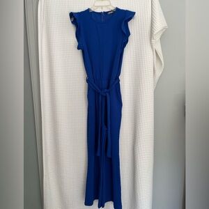 NWOT BTFBM Royal Blue jumpsuit. Size M.